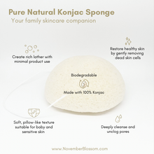 Load image into Gallery viewer, Pure Natural Konjac Sponge